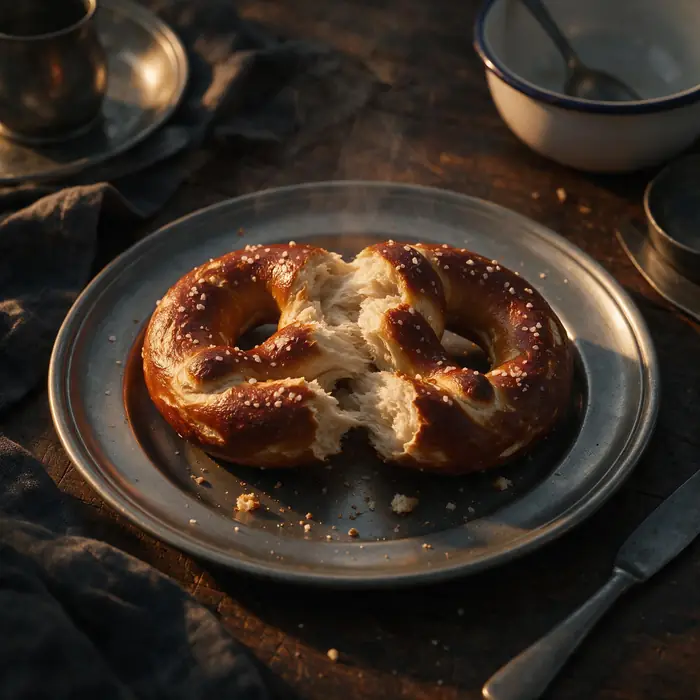 Salted pretzel
