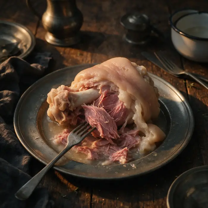 Cured pork shank