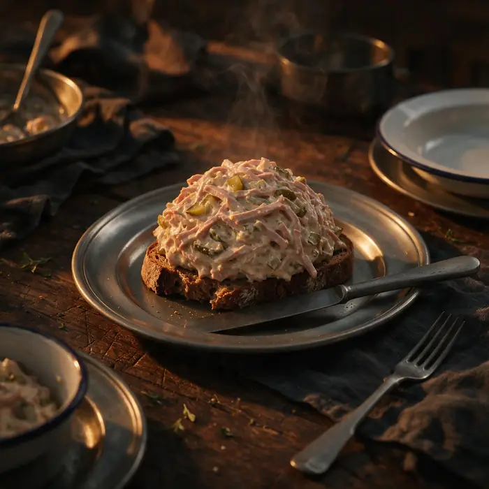 German sausage salad